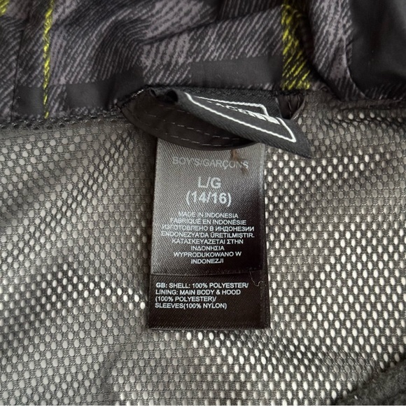 The North Face Boys Hyvent 2-in-1 Hooded Shell Jacket - Size Large (14/16) Used - Picture 5 of 13